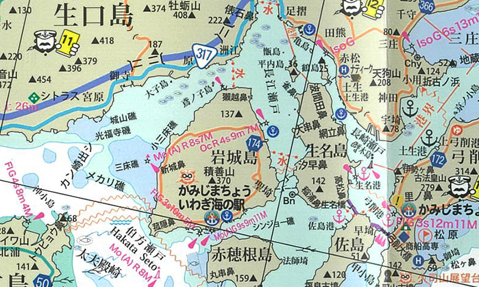 岩城島　情報の地図