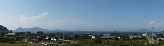 大崎上島神峰山から東北を望む